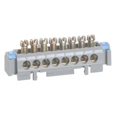 Клеммная колодка - на изолирующих основаниях - 1 x 6-25 мм² - 12 x 1,5-16 мм² - длина 113 мм Legrand