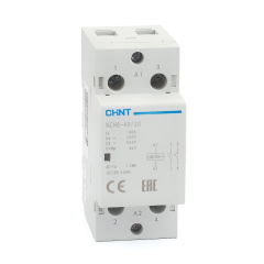 Контактор модульный NCH8-40/20 40А 2НО AC220/230В, 50Гц (R) CHINT 256081