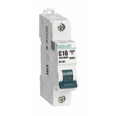 Авт. выкл. 1P 16A х-ка C ВА-105 10кА DEKraft 13153DEK