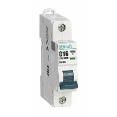 Авт. выкл. 1P 16A х-ка C ВА-105 10кА DEKraft 13153DEK