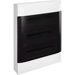 Щит пластиковый накладной Practibox S 3x18 модуля дымчатая дверь шины N+PE Legrand 137618