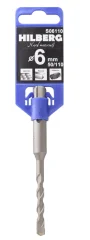 Бур для перфоратора по бетону 6*110мм SDS-plus Hilberg S06110