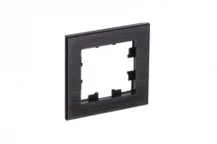 ATLASDESIGN NATURE 1-постовая РАМКА, МЕТАЛЛ ОНИКС Systeme Electric ATN312301