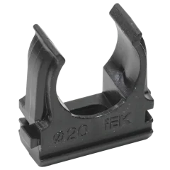 ELASTA Держатель с защелкой CF20 черный IEK CTA10D-CF20-K02-100