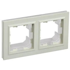 BRITE Рамка 2-мест. IP44 РУ-2-БрКр-44 беж. IEK BR-M22-44-K10
