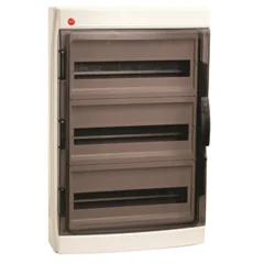 Щиток настенный RAM base (3х18) на 54 модуля прозрачная дверь серый IP65 DKC 85654