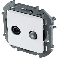 Розетка TV-SAT - Inspiria - "звезда" - белый Legrand 673880