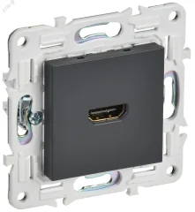 SKANDY Розетка HDMI SK-H01T титан IEK SK-H10-K48