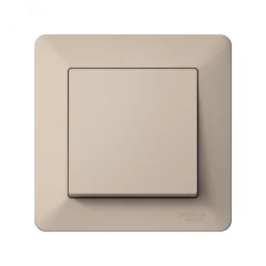ATLASDESIGN AIR 1-постовая РАМКА, ПЕСОЧНЫЙ/дымчатый белый Systeme Electric ATN221201