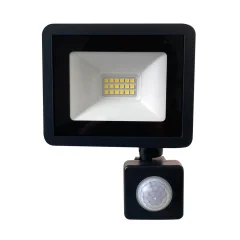 SFL80-20 с выносным датчиком 2835SMD 20W 6400K AC220V/50Hz IP65, черный в компактном корпусе SAFFIT 