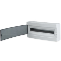 Щит распределительный навесной "Unix" прозрачная дверь 1х24 модулей IP40 PROxima EKF ux-1x24-n