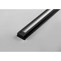 Шинопровод для трековых светильников, черный, 2м, в наборе токоввод, заглушка, крепление, CAB1003 Fe