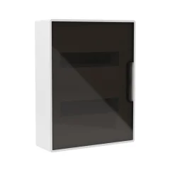 Щит настен. 24 мод. (311,6х398,6х102) IP40 белый, с тонированной дверцей, с 4 шинами PEN, FRAME F24W