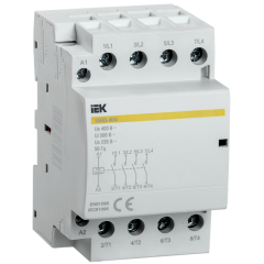 Контактор модульный КМ63-40М AC/DC IEK MKK21-63-40