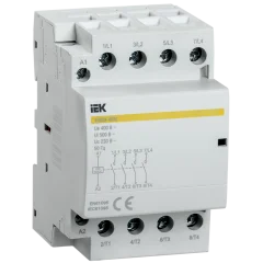 Контактор модульный КМ63-40М AC/DC IEK MKK21-63-40
