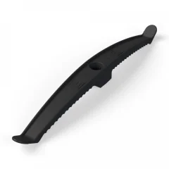 Держатель кабеля двусторонний для прямого монтажа черный (20 шт/120 шт уп/кор) Промрукав PR13.0383