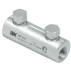 Алюминиевая механическая гильза со срывными болтами АМГ 10-35 до 1 кВ IEK UZA-29-S10-S35-1