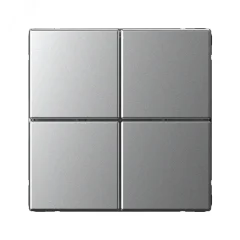 ARTGALLERY 4-клавишный ВЫКЛЮЧАТЕЛЬ СЦЕНАРНЫЙ, сх. 1, АЛЮМИНИЙ Systeme Electric GAL000374