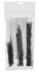 Набор хомутов 2,5х100; 2,5х150; 2,5х200 чер. (75шт/упак) IEK UNH35-N02-075