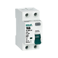 ВДТ 2P 63А 30мА тип AC 6кА УЗО-03 нов. DEKraft 14210DEK