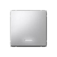 ARTGALLERY 1-клавишный ВЫКЛЮЧАТЕЛЬ с подсветкой, сх.1а, 10АХ, механизм, АЛЮМИНИЙ GA Systeme Electric