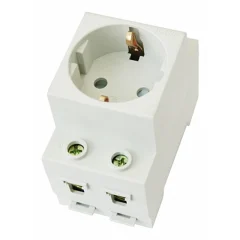 Розетка AC30-111 с заземляющим контактом на DIN-рейку CHINT 775001