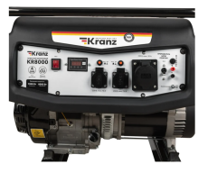Генератор бензиновый KR8000, 8кВт, 230В, 25л,ручной старт KRANZ Kranz KR-16-1137