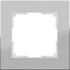 Рамка на 1 пост (алюминий) Aluminium W0011706 Werkel a050948