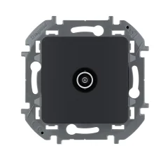 Розетка TV - оконечная - 10 дБ - 5-862 мГц - INSPIRIA - антрацит Legrand 673873