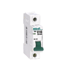 Авт. выкл. 1Р 16А х-ка C ВА-103 6кА нов. DEKraft 12273DEK