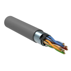 Витая пара F/UTP кат. 5E 4 пары PVC 1м сер. GENERICA BC1-C5E04-311-305-G