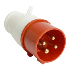 Вилка прямая ST-014 16А 380В 3P+PE IP44, PPG16-014-44, Stekker STEKKER 49428