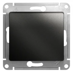 Glossa Антрацит Выключатель 1-клавишный сх.1, 10AX Systeme Electric GSL000711
