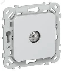 FLITE Розетка TV экранированная оконечная тип M РТВм-1-1-1-ФлЖ жемчуг IEK FI-A13-O-K36