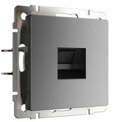 Розетка Ethernet RJ-45 (графит матовый) W1181064 Werkel a063108