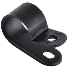 Скоба крепежная 12мм нейлоновая черная (50шт) IEK USK11-12-050-K02