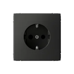 ARTGALLERY РОЗЕТКА с заземлением со шторками, 16А, механизм, БАЗАЛЬТ Systeme Electric GAL001445