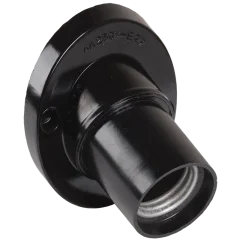 Пкб27-04-К31 Патрон угловой настенный карболитовый, Е27, черный (50 шт), стикер на изделии, EPK1 IEK