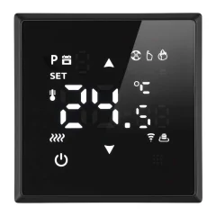 Терморегулятор Wi-Fi 250В, 3500Вт (черный уголь) / RSW00-5119-05 STEKKER 50377