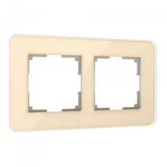 Рамка из стекла на 2 поста Elite айвори W0022443 Werkel a057883