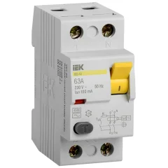 УЗО ВД1-63 2Р 63А 100мА IEK MDV10-2-063-100