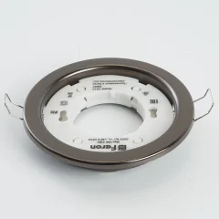 Светильник потолочный встраиваемый, 20W 230V GX53, черный хром, без лампы Feron 28947
