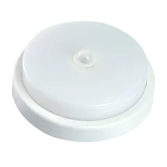 Светильник светодиодный пылевлагозащищённый c ИК-датчиком , 12W, 960Lm, 4000K, в пластиковом корпусе