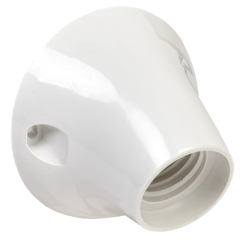 Патрон угловой Е27 пластик белый IEK EPP13-04-01-K01