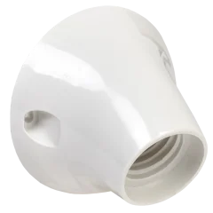 Патрон угловой Е27 пластик белый IEK EPP13-04-01-K01