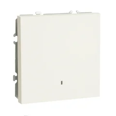 Выключатель СП 1-м с подсв. механизм (белый фарфор) soft touch Эмили RSW10-5101-01 STEKKER 49863