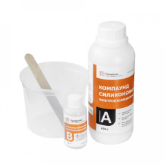 Компаунд силиконовый электроизоляционный в бутылях (500г/уп) Промрукав PR08.22657