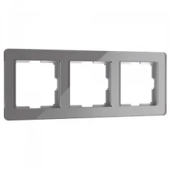 Рамка на 3 поста Acrylic графит W0032704 Werkel a059323