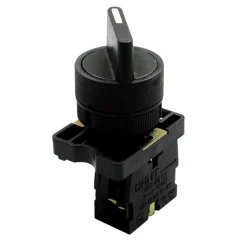 Переключатель NP2-ED25, 2 положения с фиксацией, 1НЗ +1НО IP40 CHINT 573781