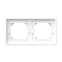 ARTGALLERY 2-постовая РАМКА IP44, БЕЛЫЙ Systeme Electric GAL440102